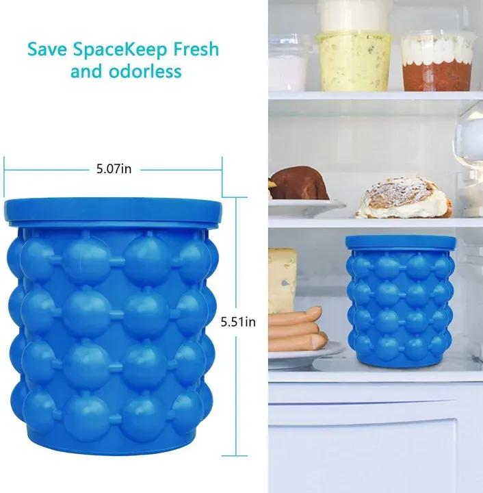 Ice Genie – 120 Ice Cubes, Space Saving Freezer Solution