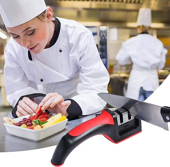 3-in-1 Knife Sharpener with Peeler – Tez Dhaar Sirf Seconds Mein