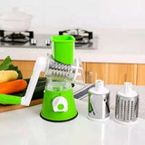 Drum Vegetable Cutter – 3 Blades Se Grate, Slice & Shred