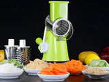 Drum Vegetable Cutter – 3 Blades Se Grate, Slice & Shred