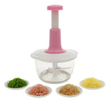 2L Hand-Push Food Chopper – Pyaz, Lehsan, Sabzi Sekonds Mein