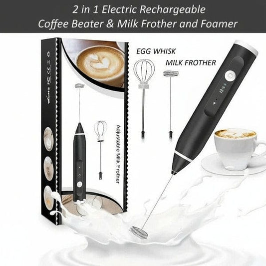 2-in-1 Electric Coffee Beater & Milk Frother – Cafe Jaisi Coffee