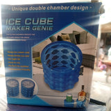 Ice Genie – 120 Ice Cubes, Space Saving Freezer Solution